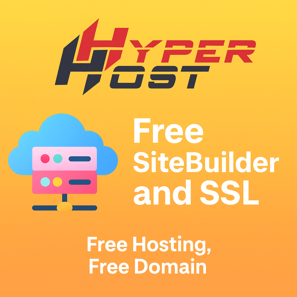 Get Free Sitebuilding & SSL from Hyperhost