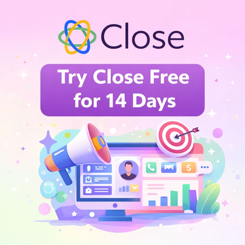 Close Offers a 14 Day free Trial Period for New Users