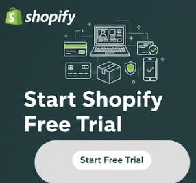 Start a Free Trial (Typically 3 Days) by Signing up on Shopify